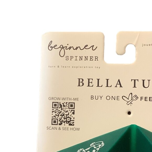 Bella Tunno Origami Silicone Teether Beginner Spinner NEW Learning Toy Green - Picture 3 of 8